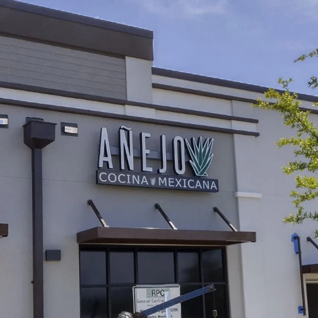 Anejo Cocina Mexicana Restaurant Sign Installation