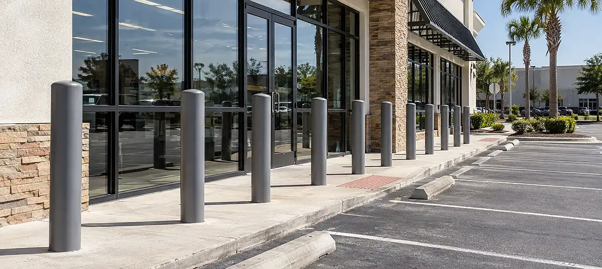Commercial Bollard Installation Jacksonville
