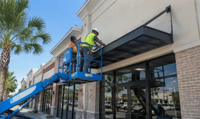 Custom Metal Awning Fabrication Jacksonville