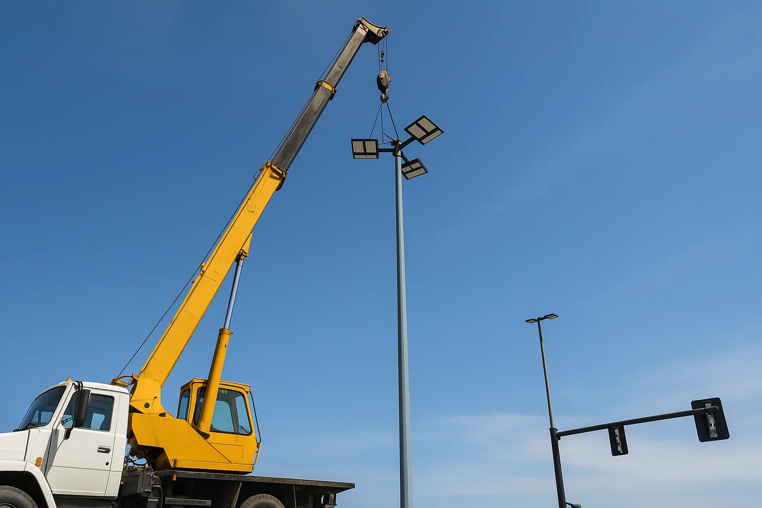 Light Pole Installation