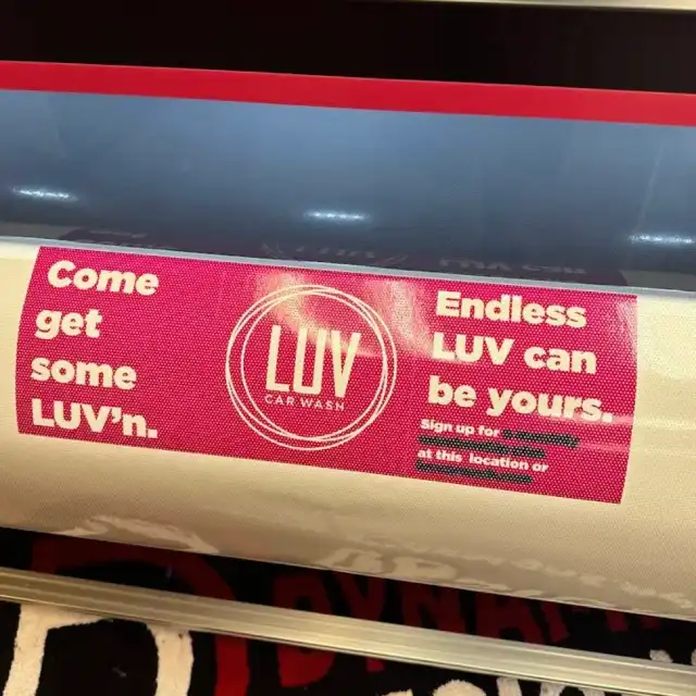 Luv Sticker Textured