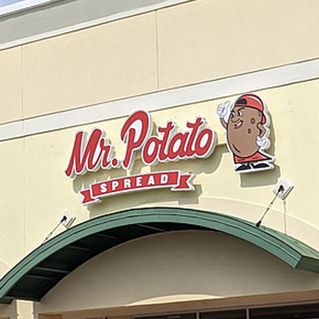 Mr Potato Spread Sign