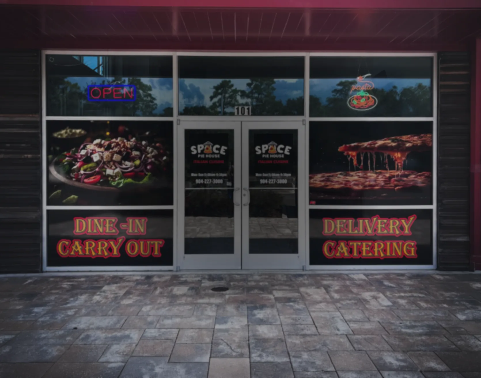 Space Pie House Exterior Signage And Clings St Augustine Florida
